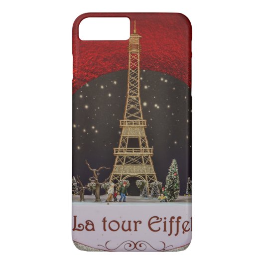 iPhonezaken Kerstmis in Parijs Case-Mate iPhone Case (Achterkant)