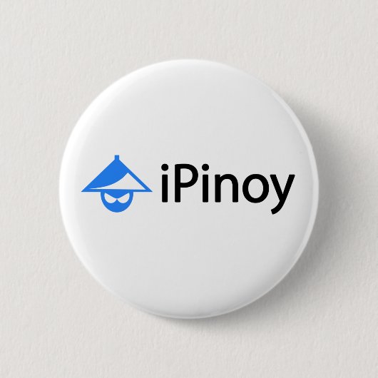 iPinoy Ronde Button 5,7 Cm (Voorkant)