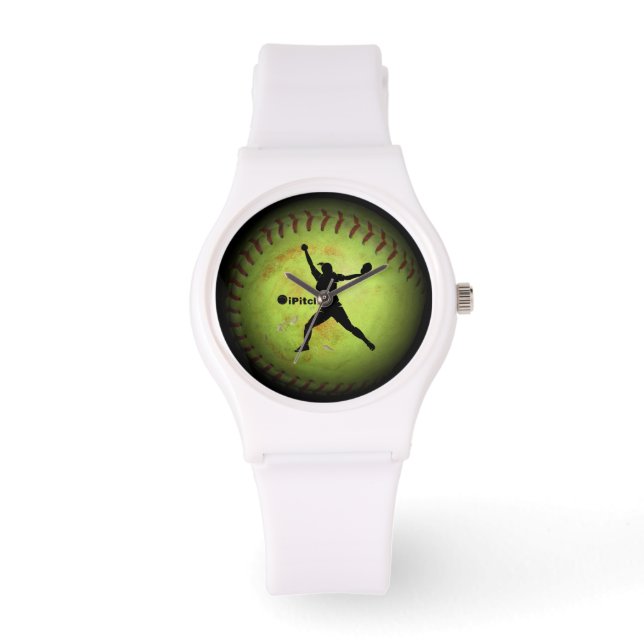 iPitch Fastpitch Softbal Horloge (Voorkant)