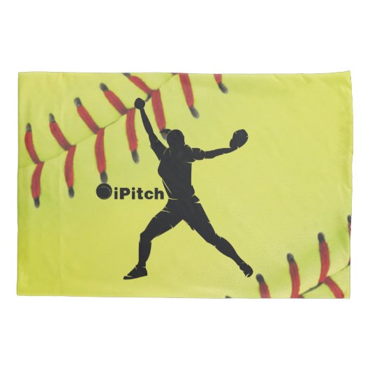 iPitch Fastpitch Softball Kussensloop (Achterkant)