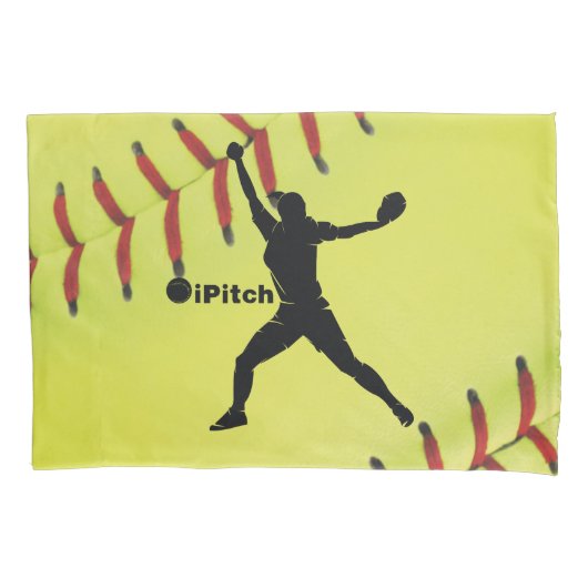 iPitch Fastpitch Softball Kussensloop (Voorkant)