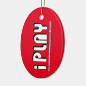 iPlay Fluit Keramisch Ornament (Links)