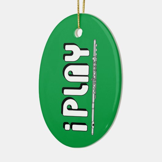 iPlay Flute Keramisch Ornament (Links)
