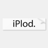 iPlod Bumpersticker (Voorkant)