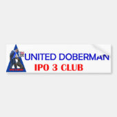 IPO 3 Club Bumpersticker (Voorkant)