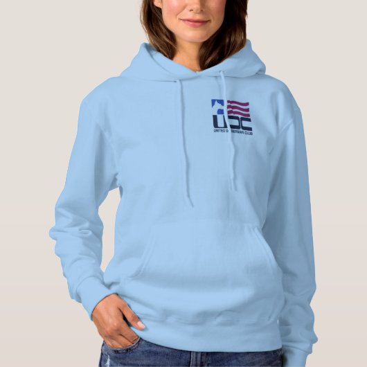 IPO 3 Club Woman's Fleece Pullover Hoodie (Voorkant)