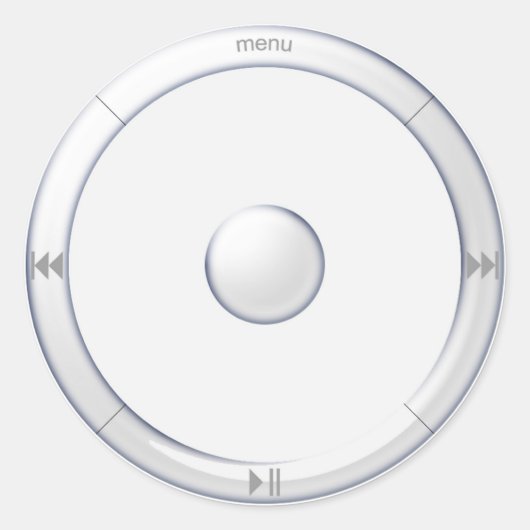 iPod Dial Sticker (Voorkant)