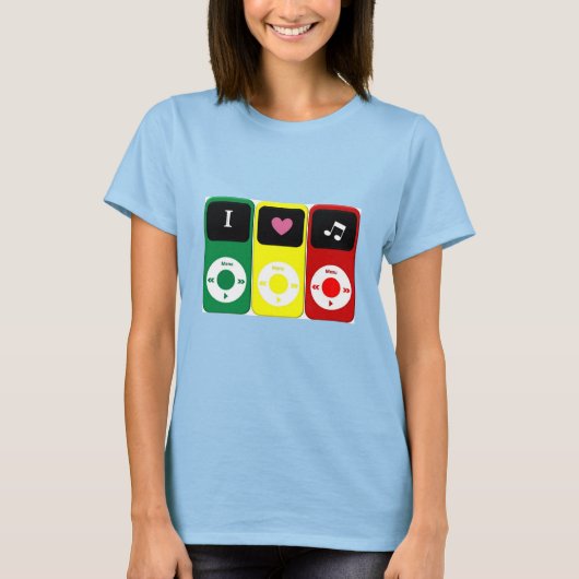 Ipod Music Lovers T-shirt (Voorkant)