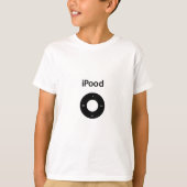 Ipod Spoof Ipood Black T-shirt (Voorkant)