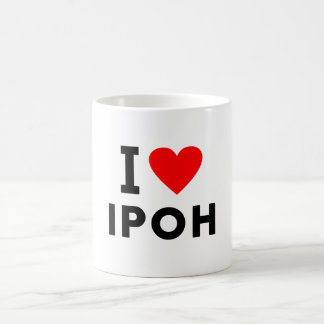 Ipoh Maleisië liefde stad hart als reis symbool Koffiemok