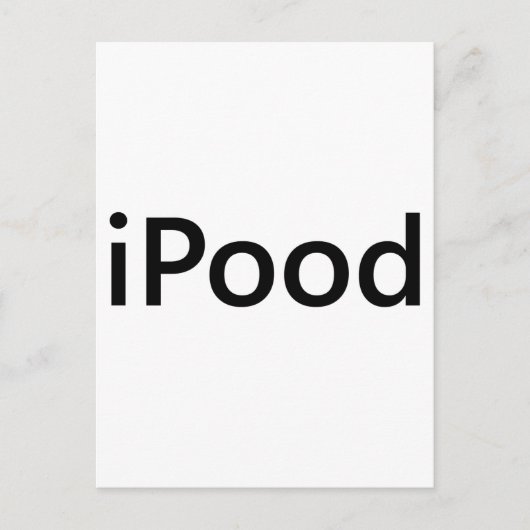 iPood Briefkaart (Voorkant)