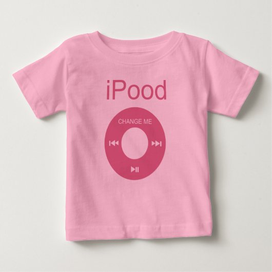 iPood Funny Baby Shirten (Voorkant)