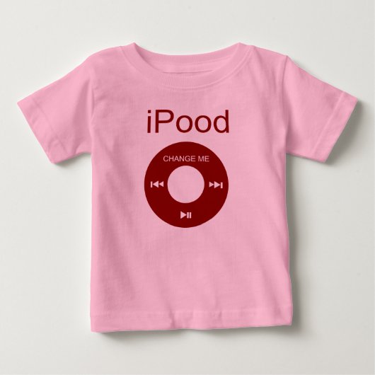 iPood Funny Baby Shirten (Voorkant)