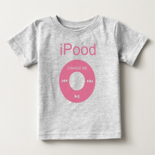 iPood Funny Baby Shirten (Voorkant)
