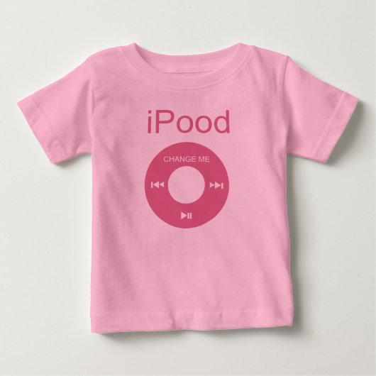iPood Funny Baby Shirten (Voorkant)