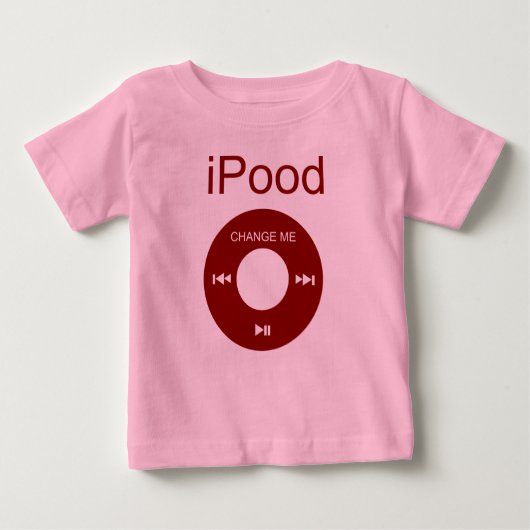 iPood Funny Baby Shirten (Voorkant)