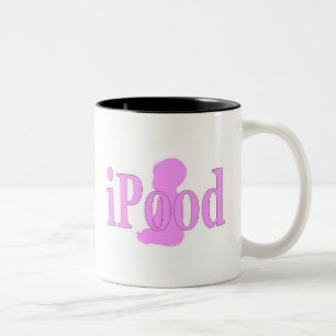 ipoodomeisjes tweekleurige koffiemok
