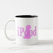 ipoodomeisjes tweekleurige koffiemok (Links)