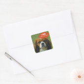 iPoop Spaniel Vierkante Sticker (Envelop)