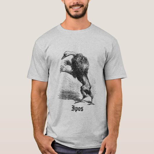 Ipos T-shirt Grey (Voorkant)