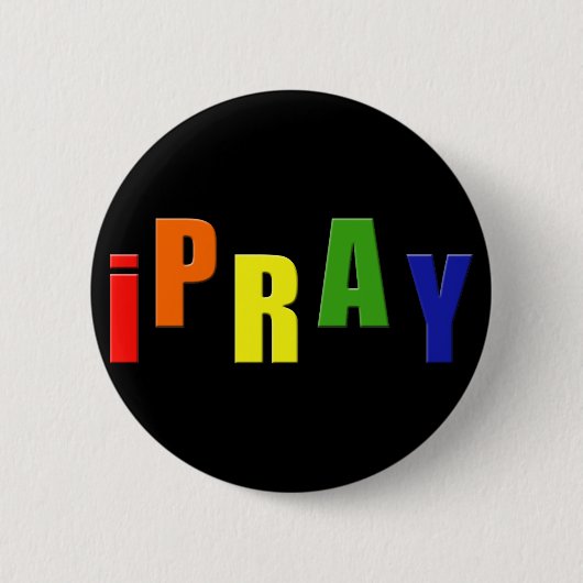 iPray-Button Ronde Button 5,7 Cm (Voorkant)