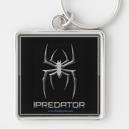 iPredator Internet Safety Chrome Spider Sleutelhan Sleutelhanger (Voorkant)