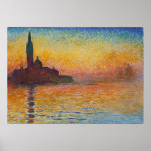 Ipsa Serenissima Monet Poster