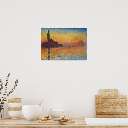 Ipsa Serenissima Monet Poster (Keuken)