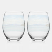 Ipsos strand Drinkware Set Wijnglas Zonder Voet (Achterkant)