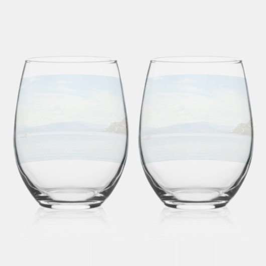 Ipsos strand Drinkware Set Wijnglas Zonder Voet (Achterkant)