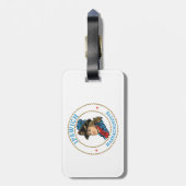 Ipswich Massachusetts Koloniaal Bagagelabel (Achterkant verticaal)