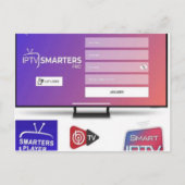 IPTV-abonnement voor 12 maanden Briefkaart (Voorkant)