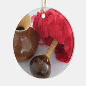 Ipu en Uli Uli Keramisch Ornament (Links)