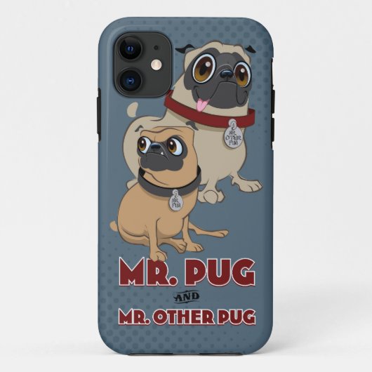 iPug-dekking Case-Mate iPhone Case (Achterkant)
