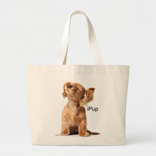 iPup-Tas Grote Tote Bag (Voorkant)