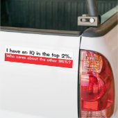 IQ BUMPERSTICKER (Op Truck)
