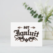 Iqaluit 867 briefkaart (Staand voorkant)