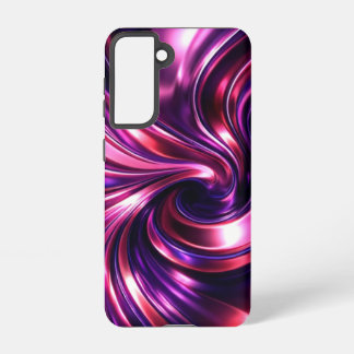 iquid Chrome Purpleberry Swirl Samsung Galaxy Hoesje