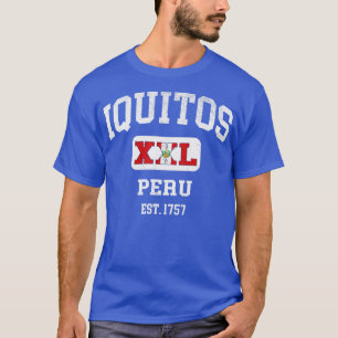 Iquitos Peru XXL Atletisch ontwerp 1 T-shirt