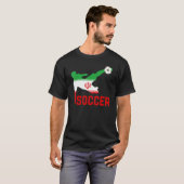 Ir Iran National Soccer Soccer Ir Iran Flag Footb T-shirt (Voorkant volledig)