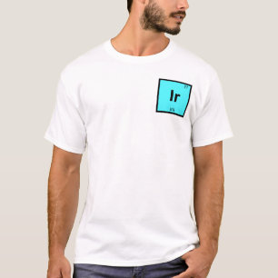 Ir - Iris Grieks scheikunde periodiek systeem symb T-shirt