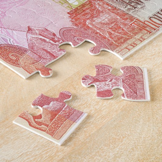 Iraaks 25.000 Dinar Note Money Legpuzzel (Zijkant)