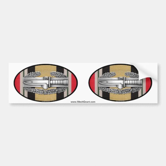 Iraakse actiebadge Euro-Oval Sticker Pair (Voorkant)