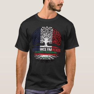 Iraakse Franse boomrootenvlag T-shirt