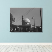  Iraakse gasstation Bagdad in moskee Canvas Afdruk (Insitu (Houten vloer))
