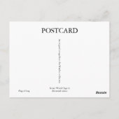 Iraakse noodlijdende vlag briefkaart (Achterkant)