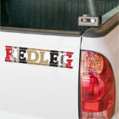 Iraakse Veteran Redleg Bumpersticker (Op Truck)