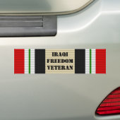 Iraakse Veteranese Bumpersticker voor Veteranenvri (Op auto)