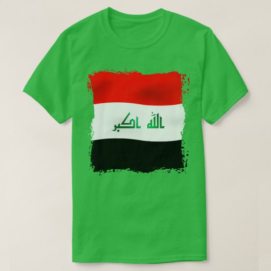 Iraakse vlag 1 t-shirt (Design voorkant)