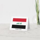 Iraakse vlag bedankkaart (Voorkant)